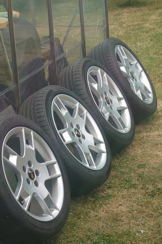 Saab alu65 alloy wheels - saab, 18"