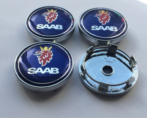Saab alloy wheel hub centre - 4x,