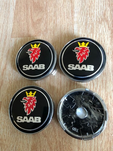 Saab alloy wheel hub - saab, centre