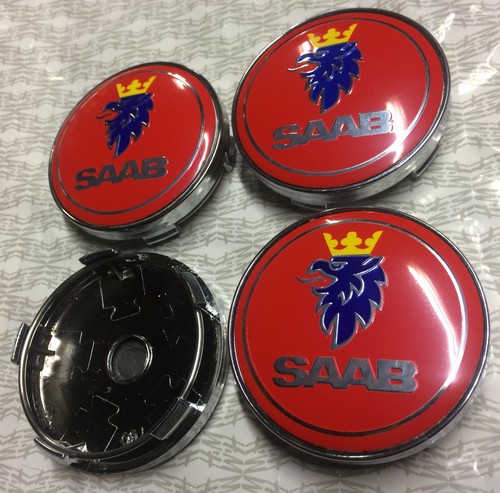Saab alloy wheel hub centre - saab,