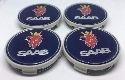 Saab hub caps alloy wheel - 4x,