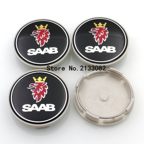 Saab hub caps - hub, alloy