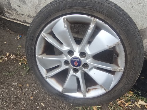 Saab ys3f alloy road wheel - saab,